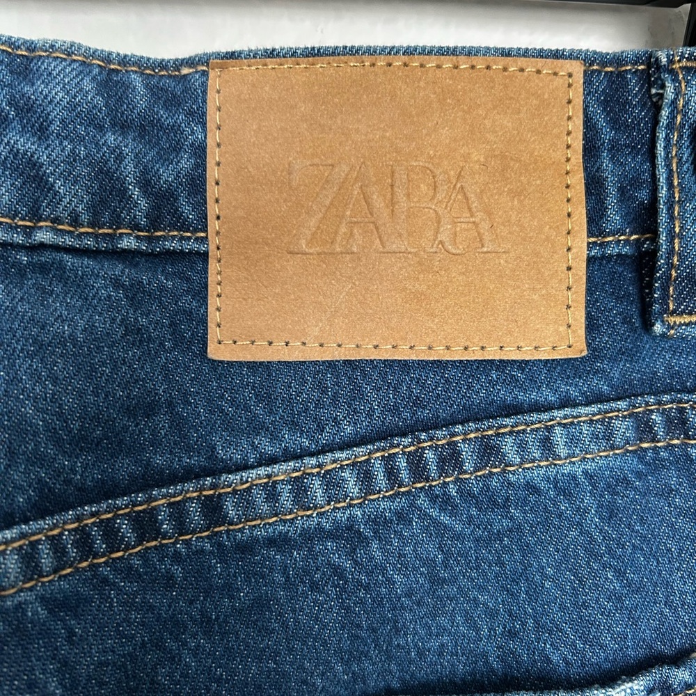 ZARA Woman High-Rise Classic Blue Denim Jeans Size 6 (28) - Picture 8 of 15